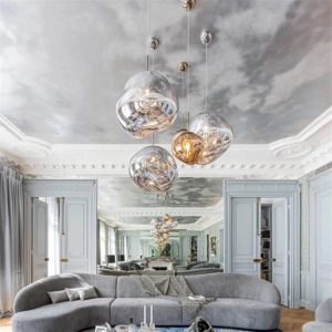 Lampa Wisząca Eloru w Stylu Nowoczesnym Efekt Lawy