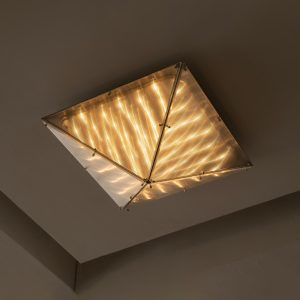 Lampa sufitowa Fragment 06, chrom, szkło