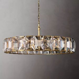 HaloCrystalRoundChandelier60_7.jpg Lampa wisząca Harson okrągła z kryształami 149cm elegancja