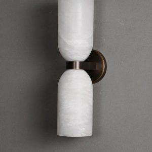 Monty - Lampa ścienna w stylu minimalistycznym z alabastru