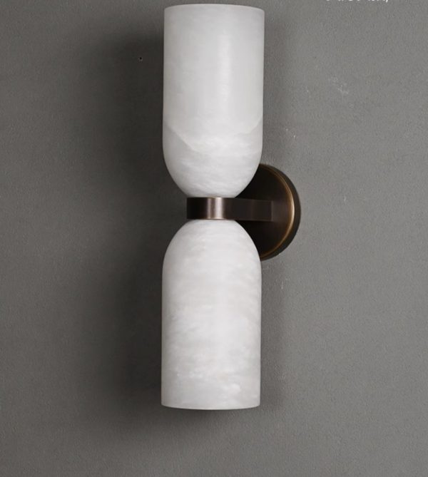 Monty - Lampa ścienna w stylu minimalistycznym z alabastru