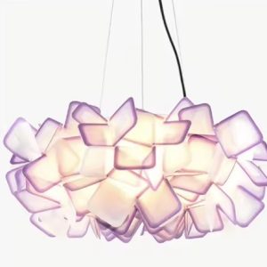 Lampa wisząca Fluf w kształcie chmury z kolorem