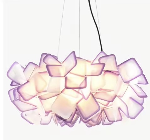 Lampa wisząca Fluf w kształcie chmury z kolorem