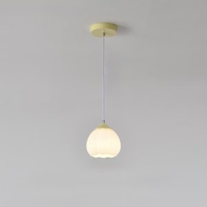 Szklana Lampa Wisząca Flower Bud w Kształcie Kwiatu