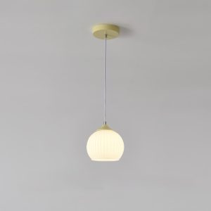 Szklana Lampa Wisząca Flower Bud w Kształcie Kwiatu