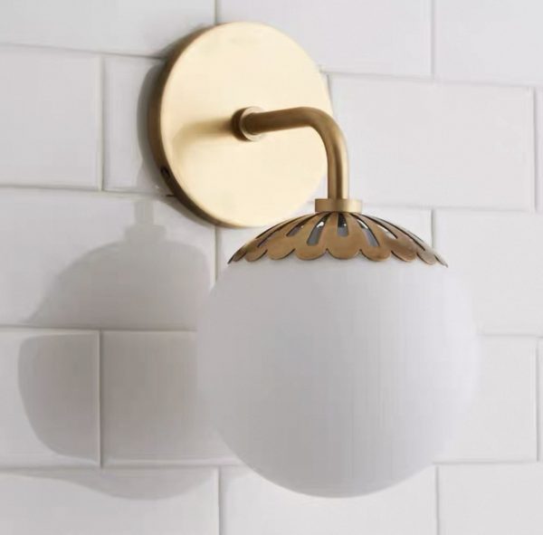 Lampa sufitowa Karia żyrandol z opalowymi kulami