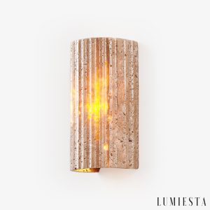 Lumiesta-adriaticax-kinkiet-trawertynowy-ty-zintegrowane-led-do-sypialni-89-x-17-cm.jpg AdriaticaX - Kinkiet trawertynowy żółty, zintegrowane LED do sypialni, Ø8/9 x 17 cm