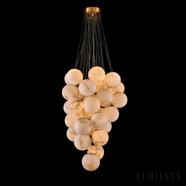 Lumiesta-atacamis-lampa-wiszca-glamour-zota-z-alabastrem-do-salonu-100-h150300-cm-2.jpg Atacamis - Lampa wisząca glamour, złota z alabastrem do salonu, Ø100 H150–300 cm