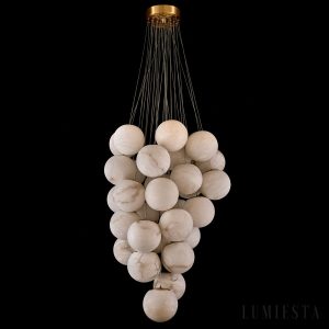 Lumiesta-atacamis-lampa-wiszca-glamour-zota-z-alabastrem-do-salonu-100-h150300-cm-3.jpg Atacamis - Lampa wisząca glamour, złota z alabastrem do salonu, Ø100 H150–300 cm