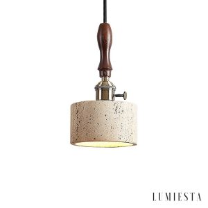 Lumiesta-aurevyn-kinkiet-trawertynowo-metalowy-tyciemny-orzech-do-salonu-12x22cm-5.jpg Aurevyn - Kinkiet trawertynowo-metalowy, żółty/ciemny orzech do salonu, Ø12x22cm