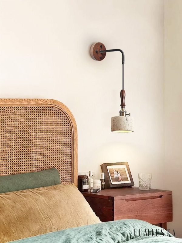 Lumiesta-aurevyn-kinkiet-trawertynowo-metalowy-tyciemny-orzech-do-salonu-12x22cm-8.jpg Aurevyn - Kinkiet trawertynowo-metalowy, żółty/ciemny orzech do salonu, Ø12x22cm