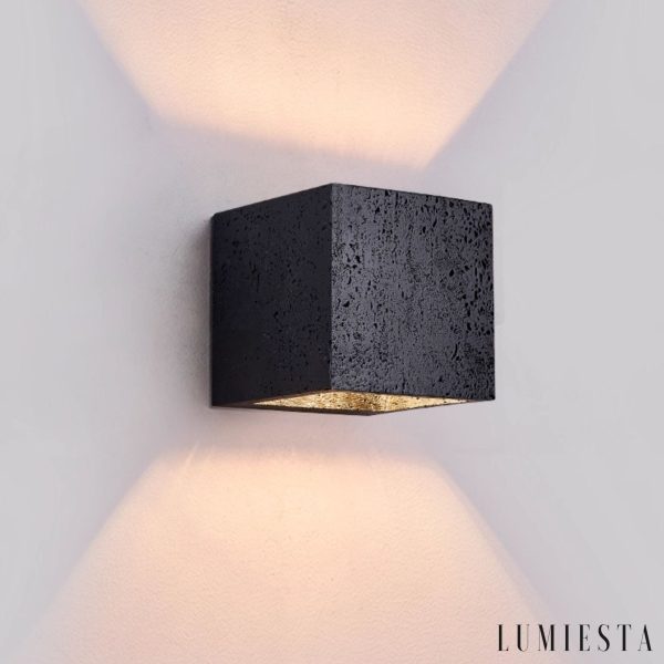 Lumiesta-bilboria-kinkiet-nowoczesny-metalowy-czarny-trawertyn-do-salonu-1212-cm-5.jpg Bilboria - Kinkiet nowoczesny metalowy, czarny trawertyn do salonu, Ø12×12 cm