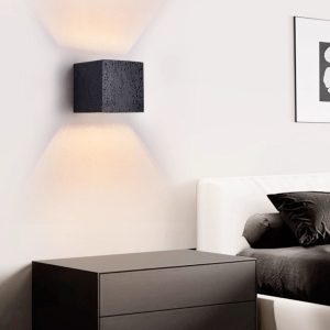 Lumiesta-bilboria-kinkiet-nowoczesny-metalowy-czarny-trawertyn-do-salonu-1212-cm-7.jpg Bilboria - Kinkiet nowoczesny metalowy, czarny trawertyn do salonu, Ø12×12 cm