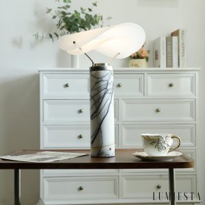Lumiesta-bogotara-lampa-stoowa-nowoczesna-marmurskra-biaa-do-salonu-30-x-4043-cm-5.jpg Bogotara - Lampa stołowa nowoczesna, marmur/skóra, biała do salonu, Ø30 x 40/43 cm