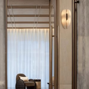 Citaria - Lampa wisząca nowoczesna alabastrowa, czarno-biała do salonu, Ø19/23 cm