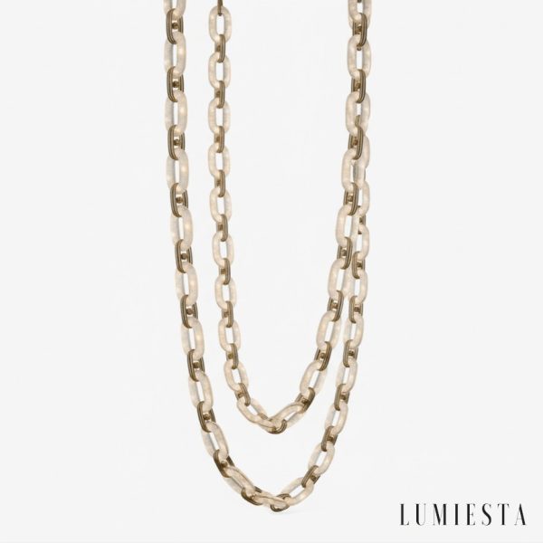 Costieris - Lampa wisząca glamour, złota i biała do salonu, Ø50/80/100/120/165 cm