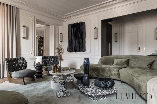 Galliax - Lampa wisząca metalowa alabastrowa brązowo-biała do salonu Ø12x60 cm