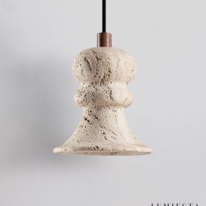 Lumiesta-genovix-lampa-wiszca-trawertynowa-ta-nad-st-12x13cm-2.jpg Genovix - Lampa wisząca trawertynowa żółta nad stół Ø12x13cm