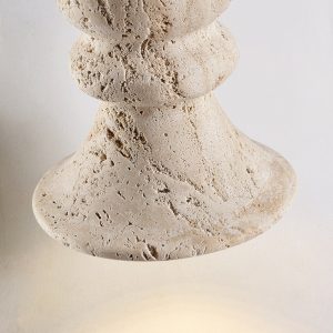 Lumiesta-genovix-lampa-wiszca-trawertynowa-ta-nad-st-12x13cm-3.jpg Genovix - Lampa wisząca trawertynowa żółta nad stół Ø12x13cm