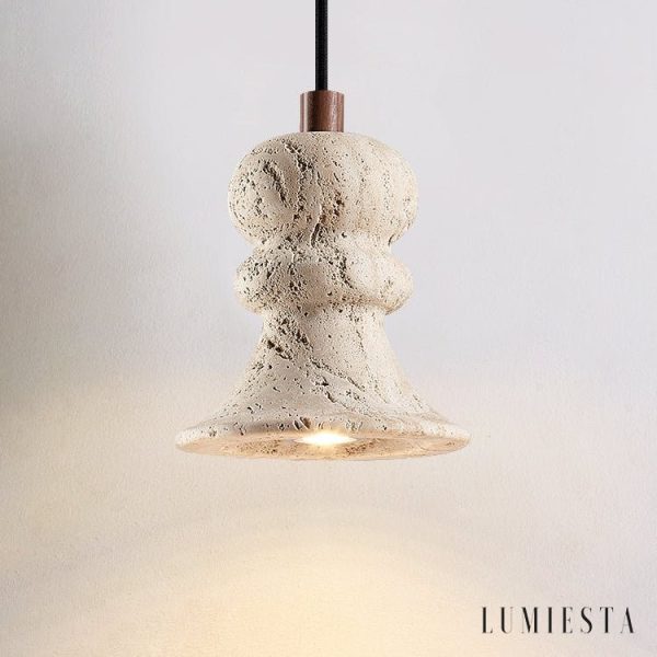 Lumiesta-genovix-lampa-wiszca-trawertynowa-ta-nad-st-12x13cm-7.jpg Genovix - Lampa wisząca trawertynowa żółta nad stół Ø12x13cm