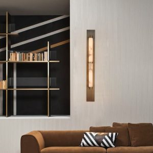 Lumiesta-hispaniax-kinkiet-alabastrowy-brzowo-biay-do-salonu-1011-x-5096-cm-1.jpg HispaniaX - Kinkiet alabastrowy, brązowo-biały do salonu, Ø10/11 x 50/96 cm