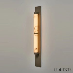 Lumiesta-hispaniax-kinkiet-alabastrowy-brzowo-biay-do-salonu-1011-x-5096-cm-3.jpg HispaniaX - Kinkiet alabastrowy, brązowo-biały do salonu, Ø10/11 x 50/96 cm