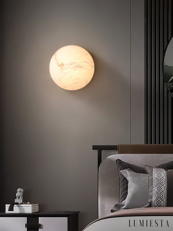 Lumiesta-luxoria-kinkiet-alabastrowy-nowoczesny-biay-do-sypialni-1525-cm-2.jpg Luxoria - Kinkiet alabastrowy nowoczesny, biały, do sypialni, Ø15/25 cm