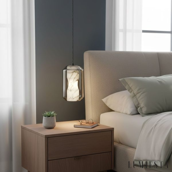 Lumiesta-metropolia-lampa-wiszca-nowoczesna-alabaster-szaro-biaa-do-salonu-2025-cm-4.jpg Metropolia - Lampa wisząca nowoczesna, alabaster, szaro-biała do salonu Ø20/25 cm