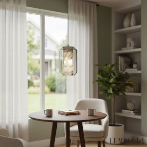 Lumiesta-metropolia-lampa-wiszca-nowoczesna-alabaster-szaro-biaa-do-salonu-2025-cm-5.jpg Metropolia - Lampa wisząca nowoczesna, alabaster, szaro-biała do salonu Ø20/25 cm