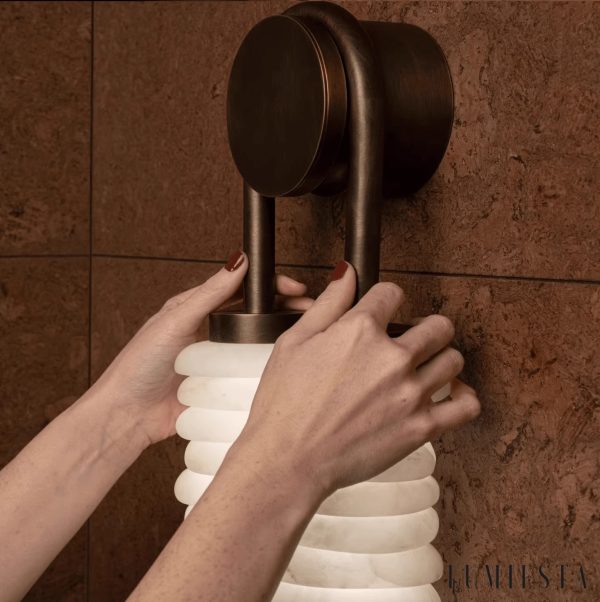 Lumiesta-milanoir-lampa-wiszca-nowoczesna-brzowo-biaa-do-salonu-4564-cm-5.jpg Milanoir - Lampa wisząca nowoczesna brązowo-biała do salonu 45/64 cm