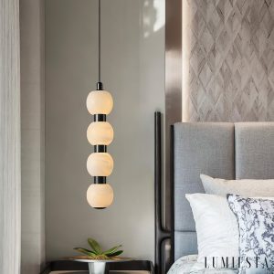 Lumiesta-plazora-lampa-wiszca-alabastrowa-czarno-biaa-do-salonu-326596-cm-4.jpg Plazora - Lampa wisząca alabastrowa, czarno-biała do salonu, 32/65/96 cm