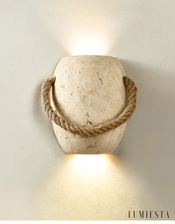 Lumiesta-romara-lampa-wiszca-trawertynowa-ta-ze-sznurem-konopnym-nad-st-16x20cm-5.jpg Romara - Lampa wisząca trawertynowa żółta ze sznurem konopnym nad stół Ø16x20cm