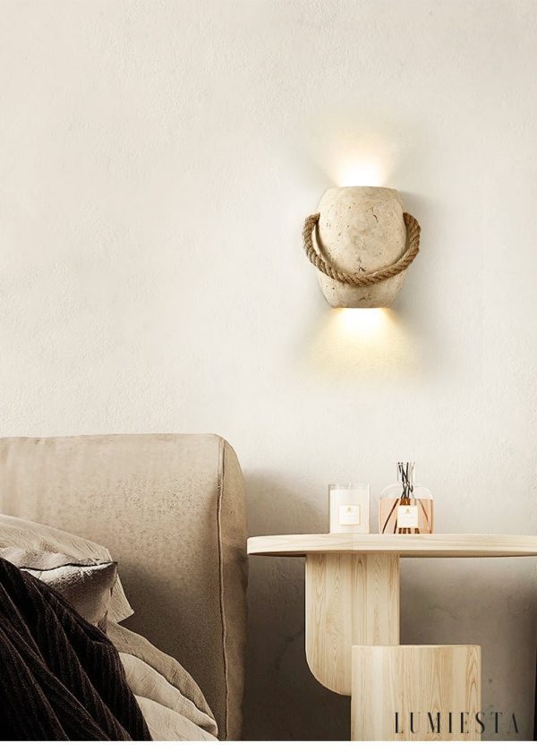 Lumiesta-romara-lampa-wiszca-trawertynowa-ta-ze-sznurem-konopnym-nad-st-16x20cm-7.jpg Romara - Lampa wisząca trawertynowa żółta ze sznurem konopnym nad stół Ø16x20cm