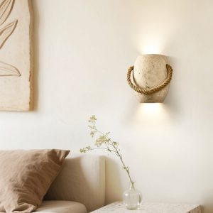 Lumiesta-romara-lampa-wiszca-trawertynowa-ta-ze-sznurem-konopnym-nad-st-16x20cm-9.jpg Romara - Lampa wisząca trawertynowa żółta ze sznurem konopnym nad stół Ø16x20cm