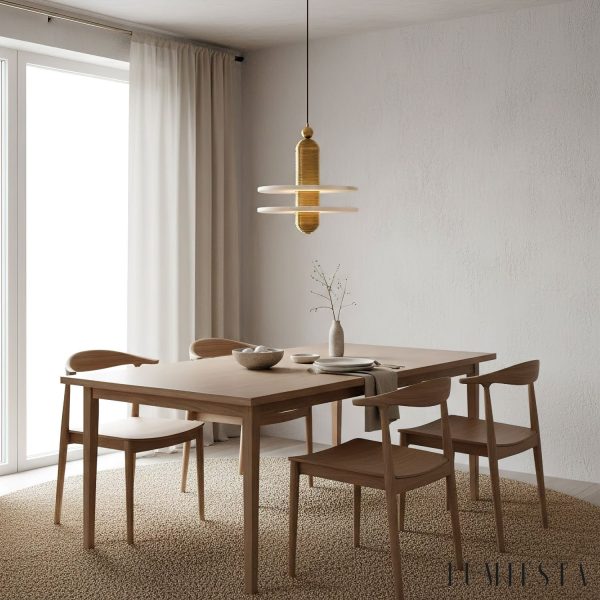 Scalara - Lampa wisząca loftowa czarno-biała z alabastrem do salonu, Ø28/40 cm