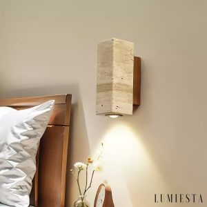 Lumiesta-sloneva-kinkiet-trawertynowy-orzechowy-do-salonu-i-sypialni-7x23-cm-2.jpg Sloneva - Kinkiet trawertynowy, orzechowy, do salonu i sypialni, Ø7x23 cm