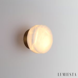 Lumiesta-urbilux-kinkiet-alabastrowy-mosidzczarny-z-biaym-do-salonu-15182025-cm-5.jpg Urbilux - Kinkiet alabastrowy, mosiądz/czarny z białym do salonu, Ø15/18/20/25 cm