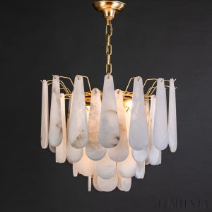 Lumiesta-vesparis-lampa-wiszca-glamour-mosina-z-alabasterem-do-salonu-5580-cm-6.jpg Vesparis - Lampa wisząca glamour mosiężna z alabasterem do salonu, Ø55/80 cm
