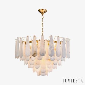 Lumiesta-vesparis-lampa-wiszca-glamour-mosina-z-alabasterem-do-salonu-5580-cm-8.jpg Vesparis - Lampa wisząca glamour mosiężna z alabasterem do salonu, Ø55/80 cm