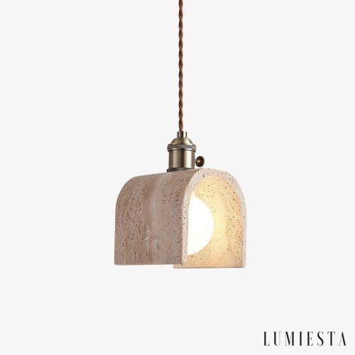 Lumiesta-zlotrava-lampa-wiszca-trawertynowa-zota-do-salonu-i-jadalni-121521-cm.jpg Zlotrava - Lampa wisząca trawertynowa złota do salonu i jadalni, Ø12/15/21 cm