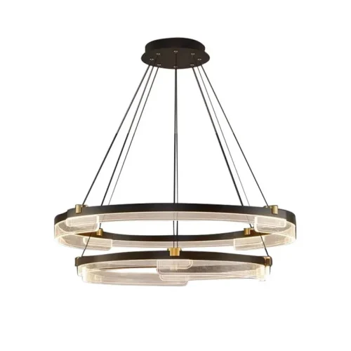 Dairet - Włoski elegancki żyrandol pierścieniowy