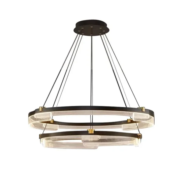 Dairet - Włoski elegancki żyrandol pierścieniowy