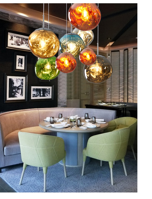 Lampa Wisząca Eloru w Stylu Nowoczesnym Efekt Lawy