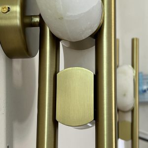 Dolly - Alabaster - lampa ścienna alabaster+metal 40/60cm