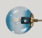 Lampa wisząca Orb w stylu industrialnym z kulistymi kloszami