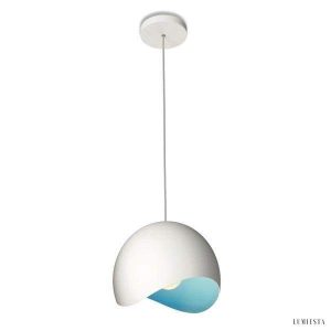 Nowoczesna lampa wisząca kuli eggshell w stylu minimalistycznym