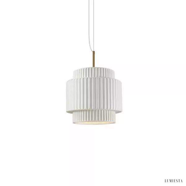 image_1-118.jpg Kremowa lampa wisząca bębnowa z żywicy eleganckie oświetlenie