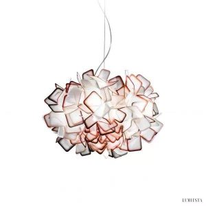 Lampa wisząca Fluf w kształcie chmury z kolorem
