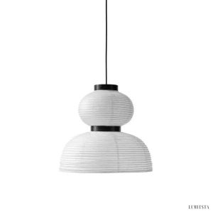 Lampa wisząca Riisi z papieru ryżowego w stylu modern