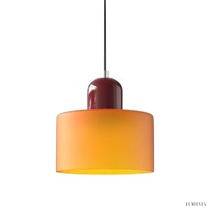 Mondi - Cylindryczna lampa wisząca - elegancki design do wnętrz - wiele kolorów - Ø15cm